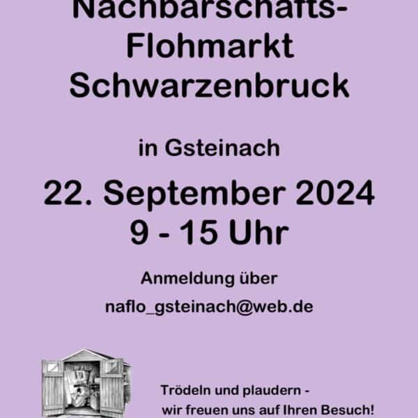 Nachbarschaftsflohmarkt Gsteinach